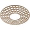 Ekena Millwork Fink Wood Fretwork Pierced Ceiling Medallion, Red Oak, 16"OD x 5 3/4"ID x 3/8"T CMWP16X16X0375FFRO - alternate 5